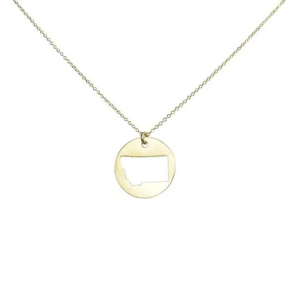 SALE - State Outline Necklace