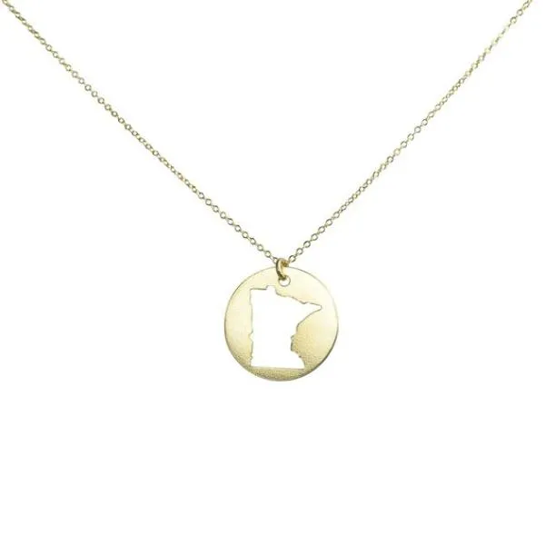 SALE - State Outline Necklace