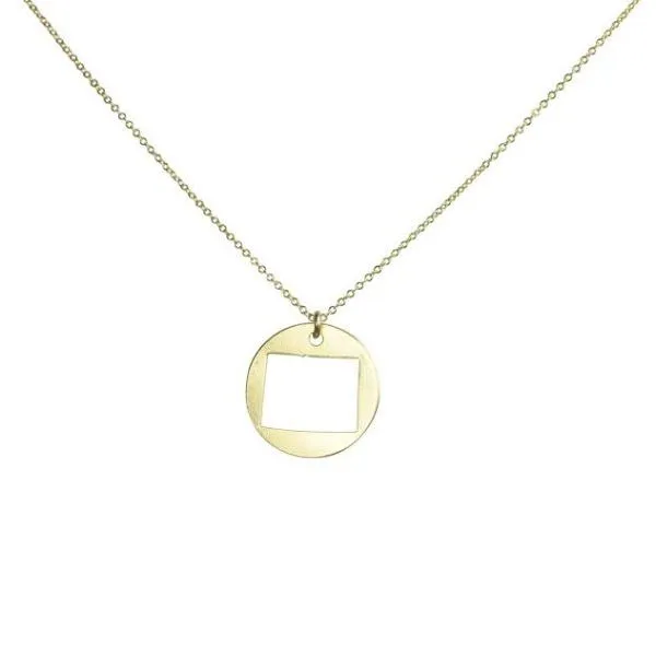 SALE - State Outline Necklace