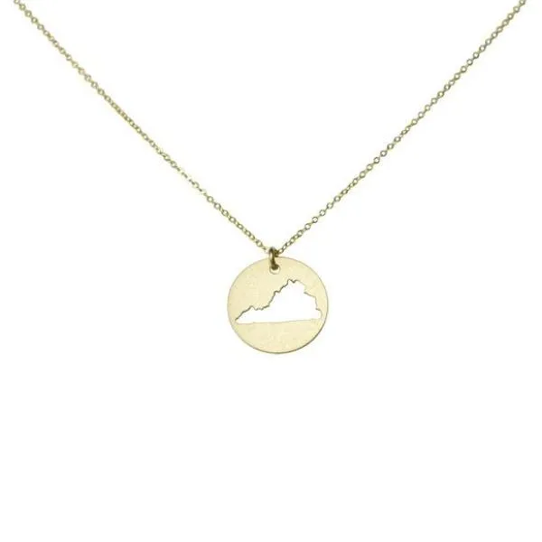 SALE - State Outline Necklace