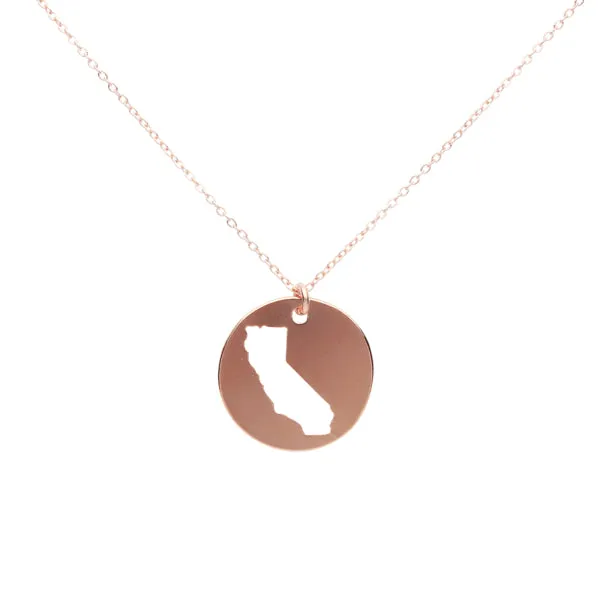 SALE - State Outline Necklace