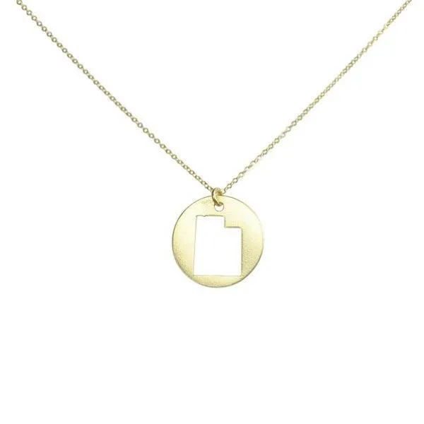 SALE - State Outline Necklace