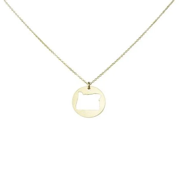 SALE - State Outline Necklace