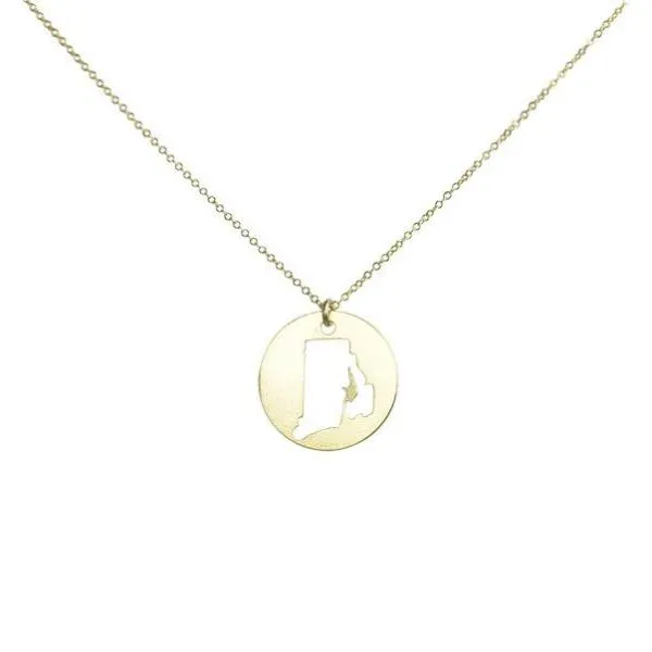 SALE - State Outline Necklace