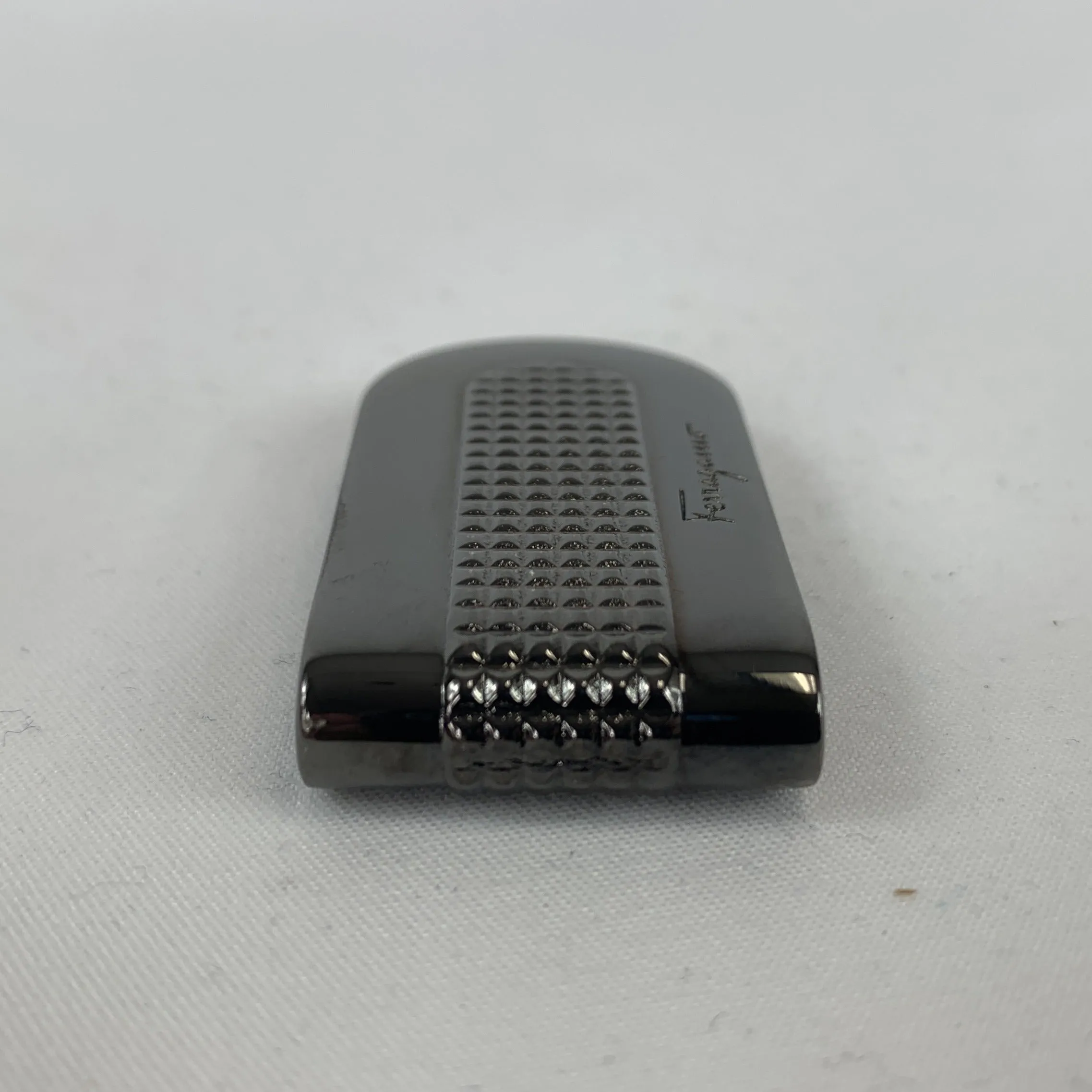 Salvatore Ferragamo Money Clip in Gun Metal