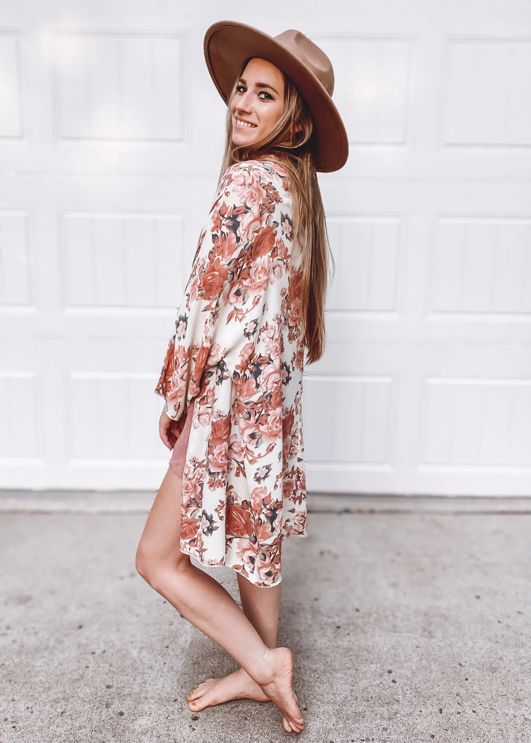 Samantha Crinkle Shoulder Top | Mauve