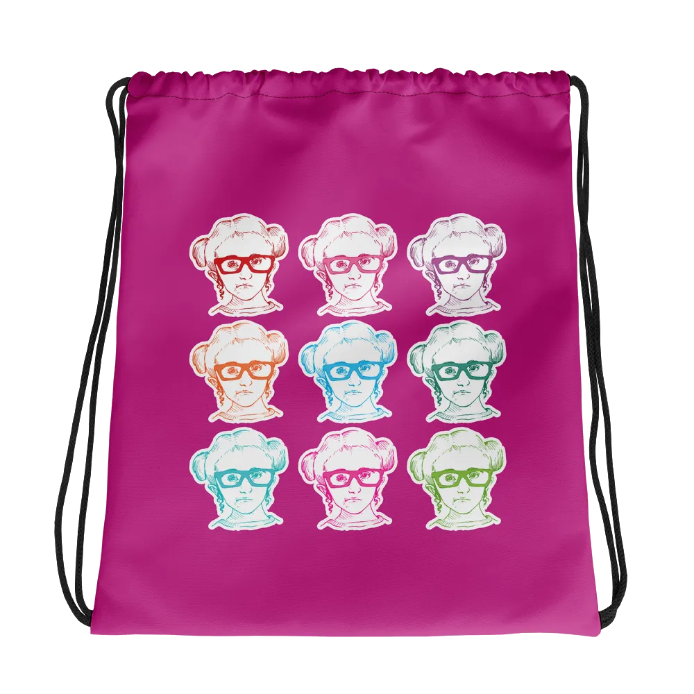 Sammi Haney (Esperanza - Raising Dion) 9 Faces Drawstring Bag