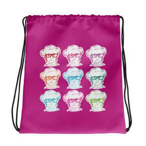 Sammi Haney (Esperanza - Raising Dion) 9 Faces Drawstring Bag