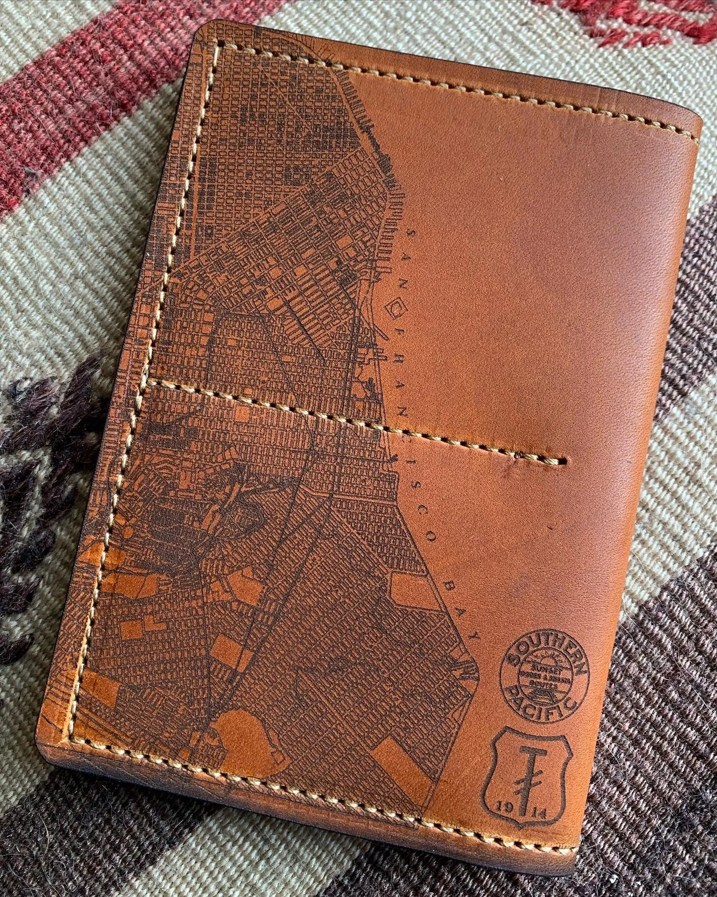 San Francisco Map Passport Wallet