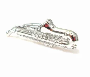 Saxophone Tie Clip Music Musician