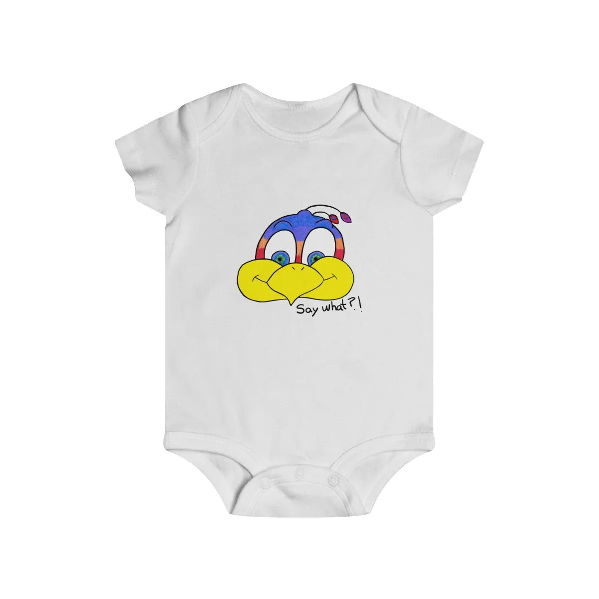 Say what?! Infant Rip Snap Tee
