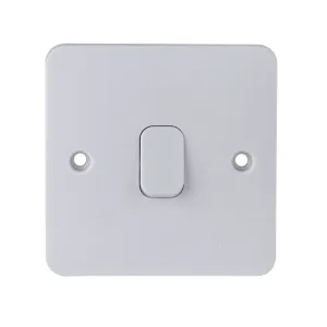 Schneider Electric GGBL1012R Lisse White Moulded 10A 1G 2-Way Retractive Switch