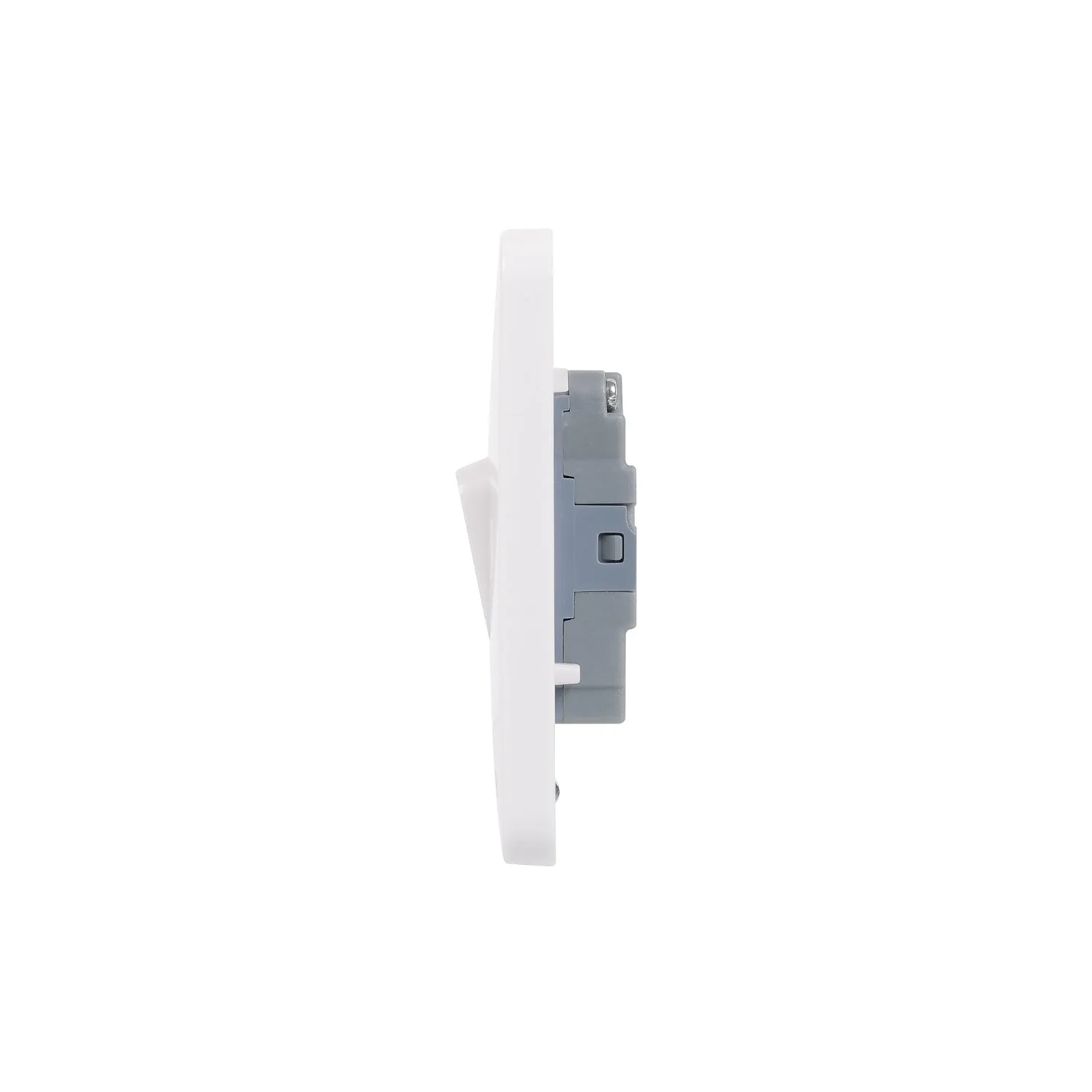 Schneider Electric GGBL1032S Lisse White Moulded 10AX 3G 2-Way Plate Switch (Display Packaged)