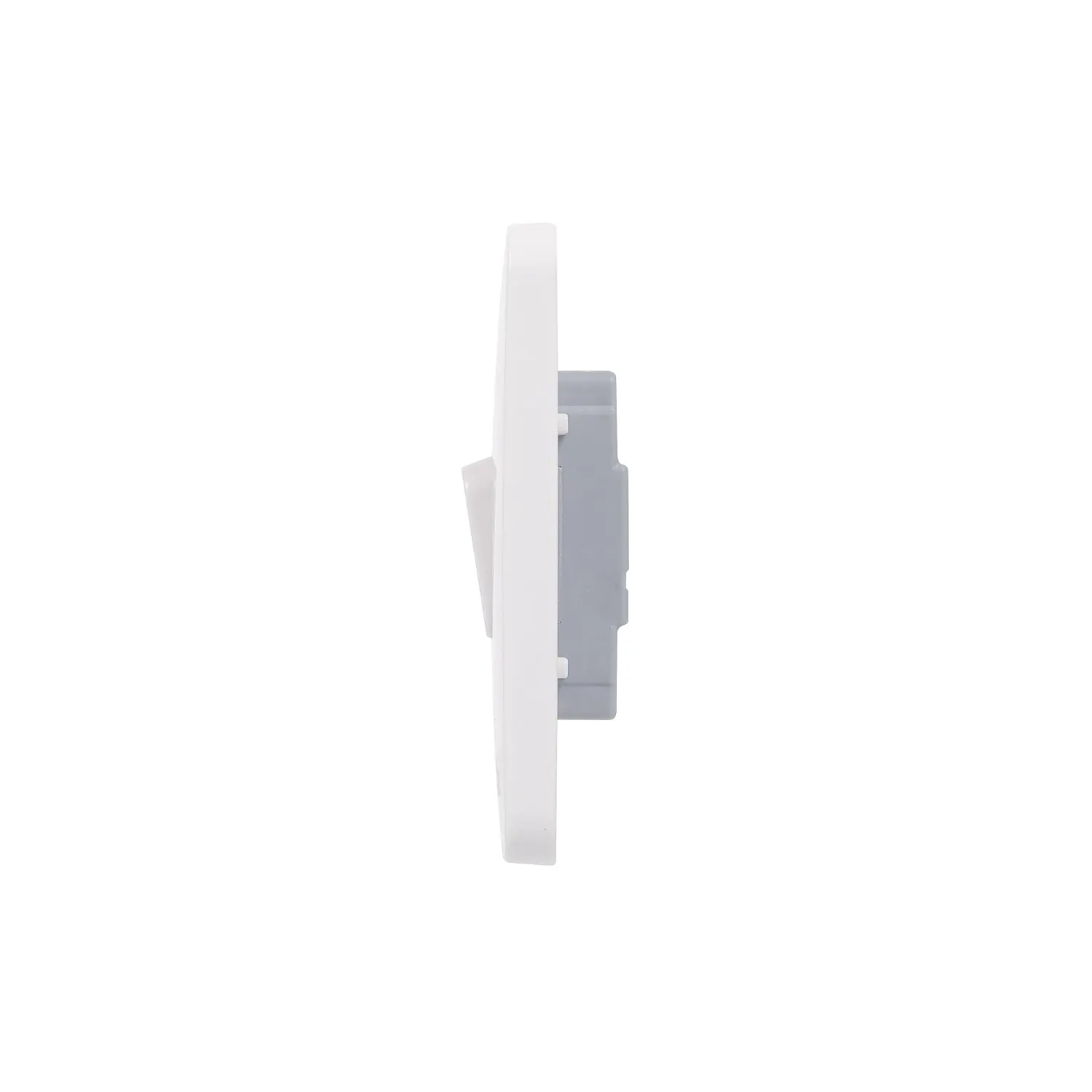 Schneider Electric GGBL1042S Lisse White Moulded 10AX 4G 2-Way Plate Switch (Display Packaged)