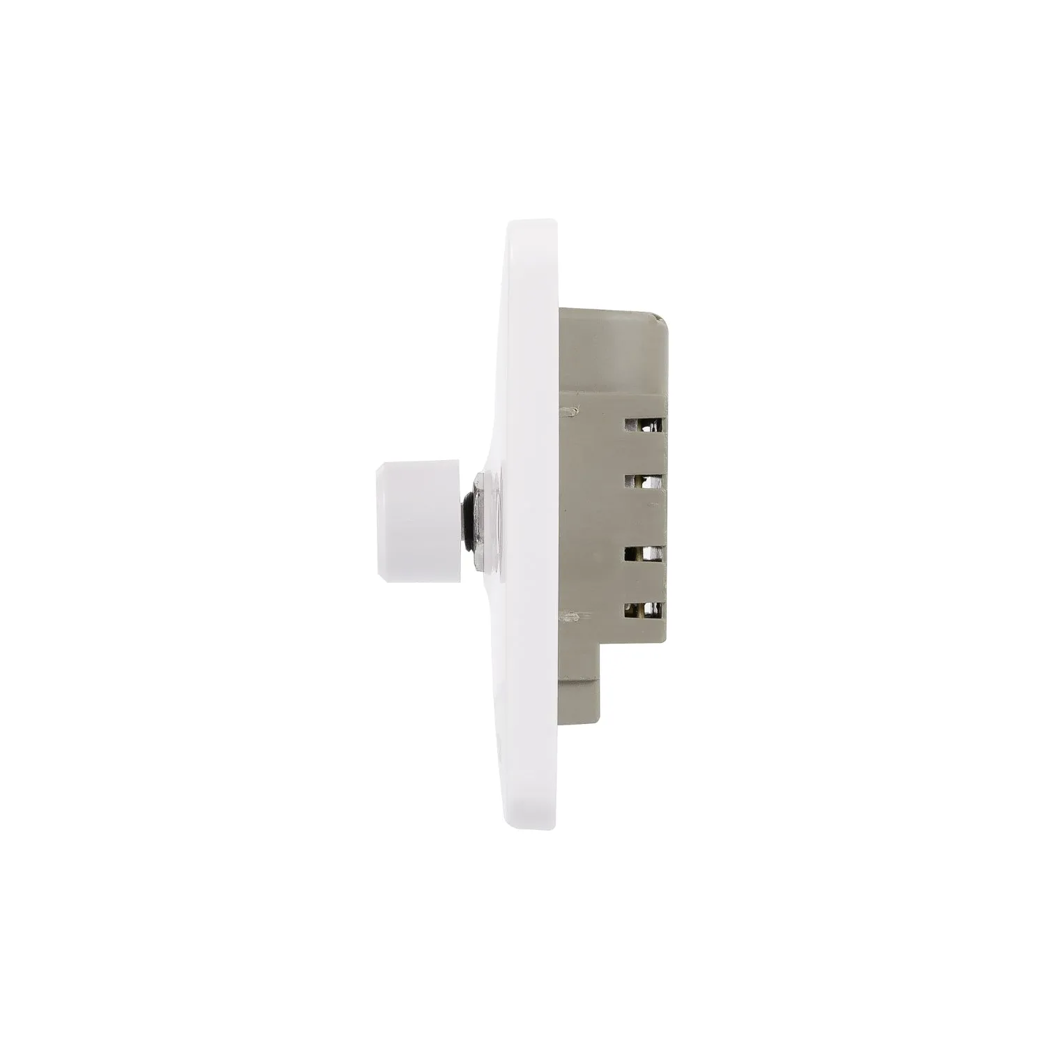 Schneider Electric GGBL6012CS Lisse White Moulded 1G 2-Way 400W/VA Mains & Low Voltage Dimmer Switch