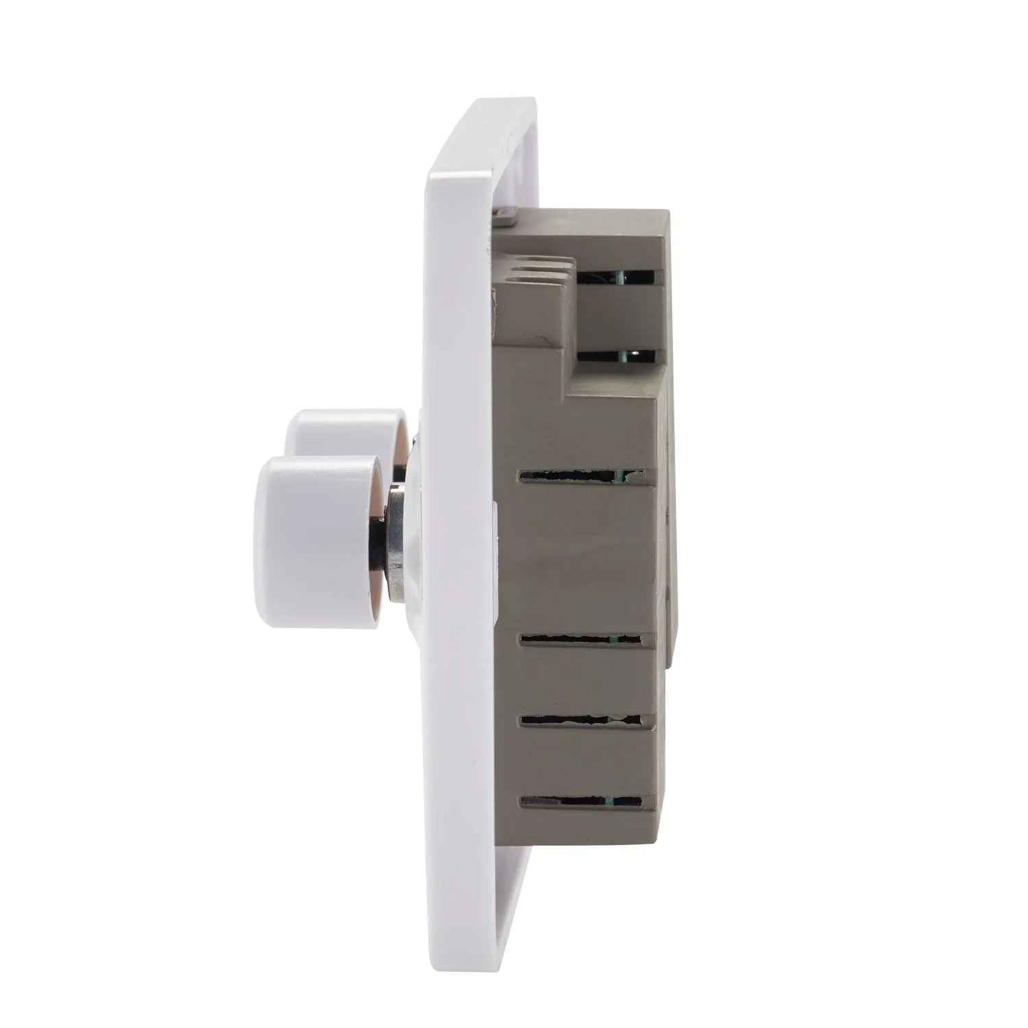 Schneider Electric GGBL6022LMS Lisse White Moulded 2G 2-Way 100W LED Mains Dimmer Switch