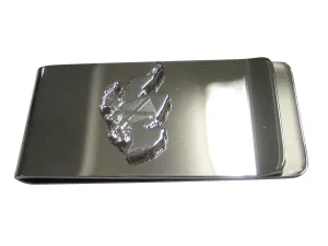 Scotland Map Shape and Flag Design Money Clip
