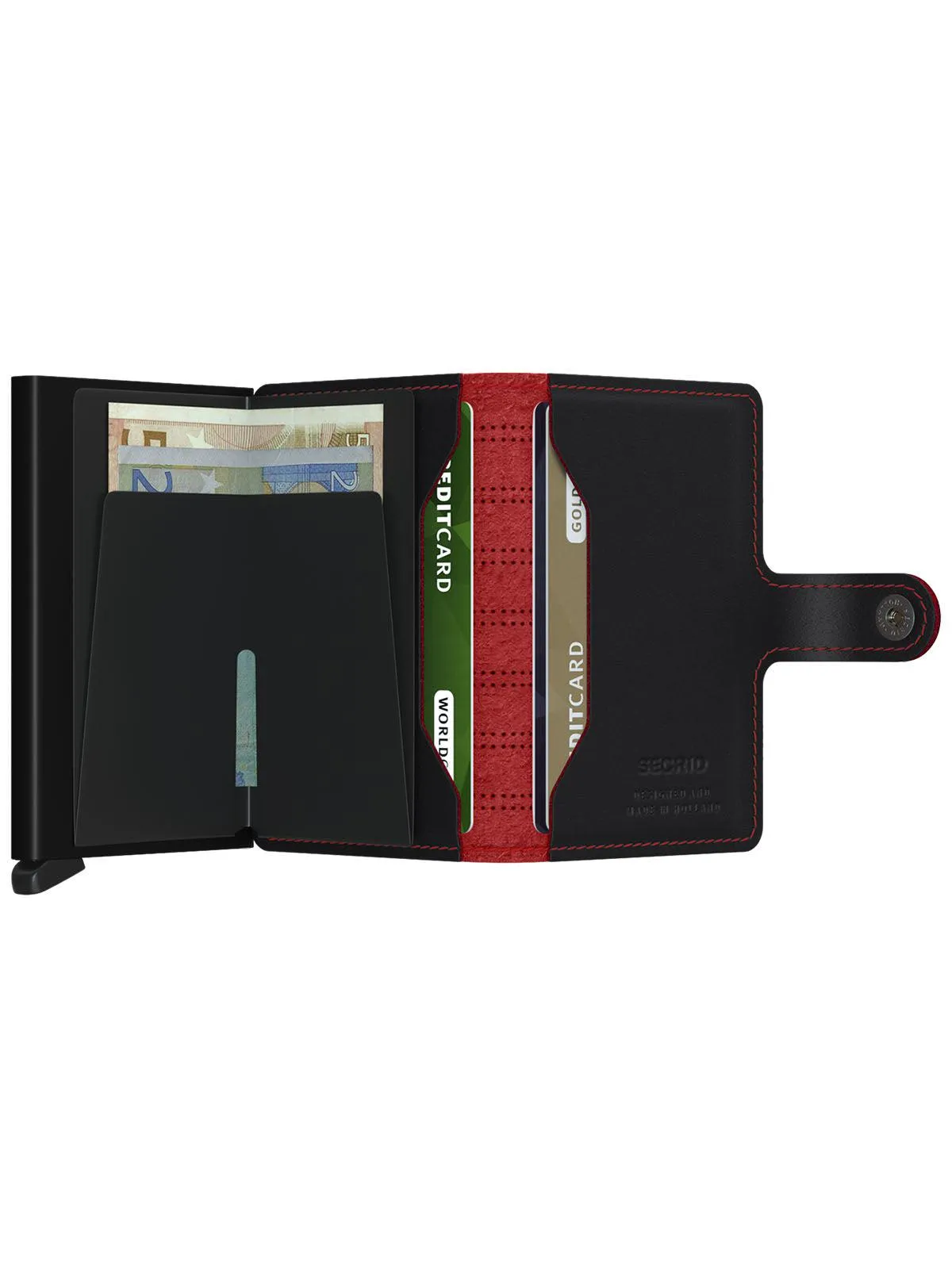 Secrid Miniwallet Fuel Black Red