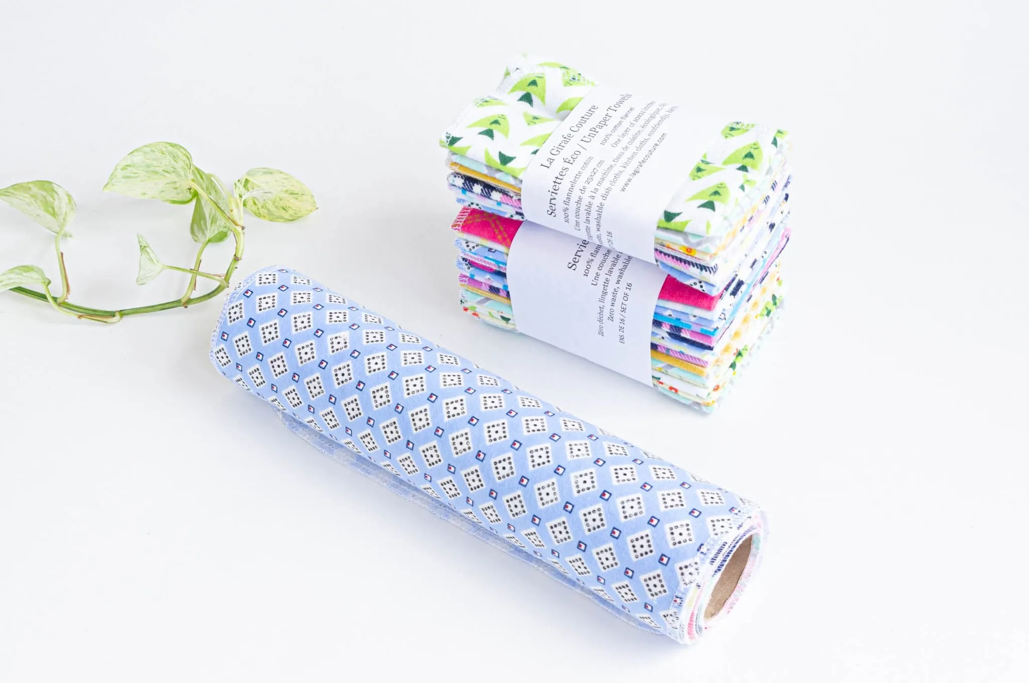Serviette réutilisable, essuie-tout sans papier, chiffon de cuisine, zéro déchet, lingettes écologiques, tissu super absorbant