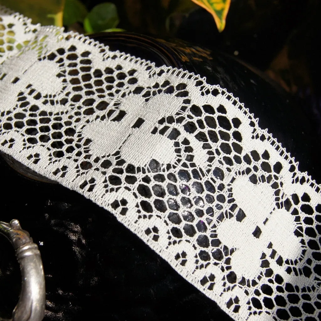 Shamrock Ivory Lace Trim 2"