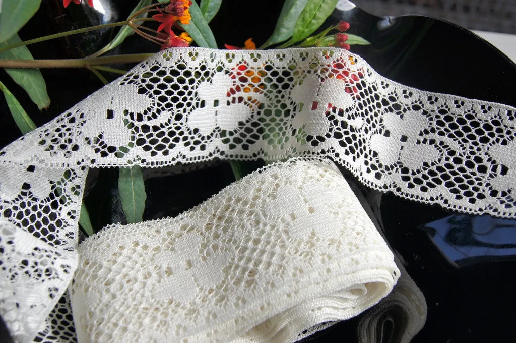 Shamrock Ivory Lace Trim 2"