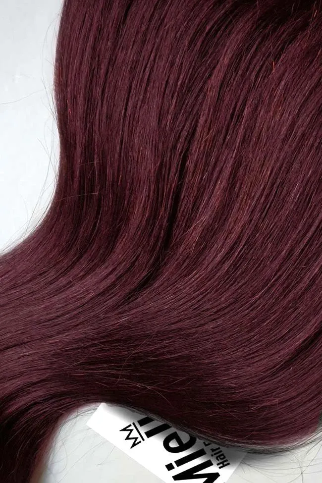 Sherry Red 8 Piece Clip Ins - Straight Hair
