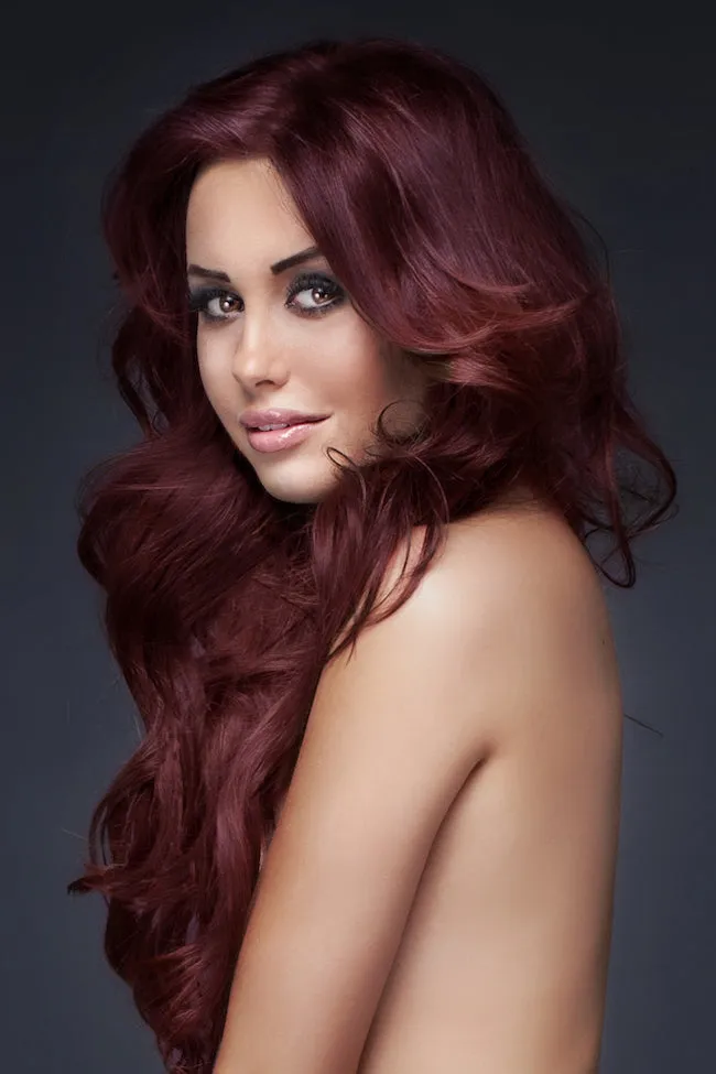 Sherry Red 8 Piece Clip Ins - Straight Hair