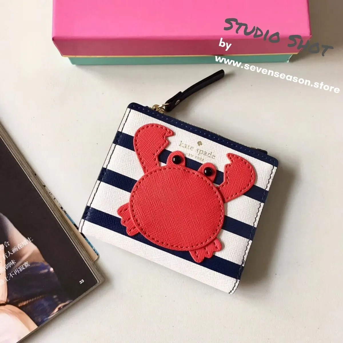 Shore Thing Crab Adalyn Wallet