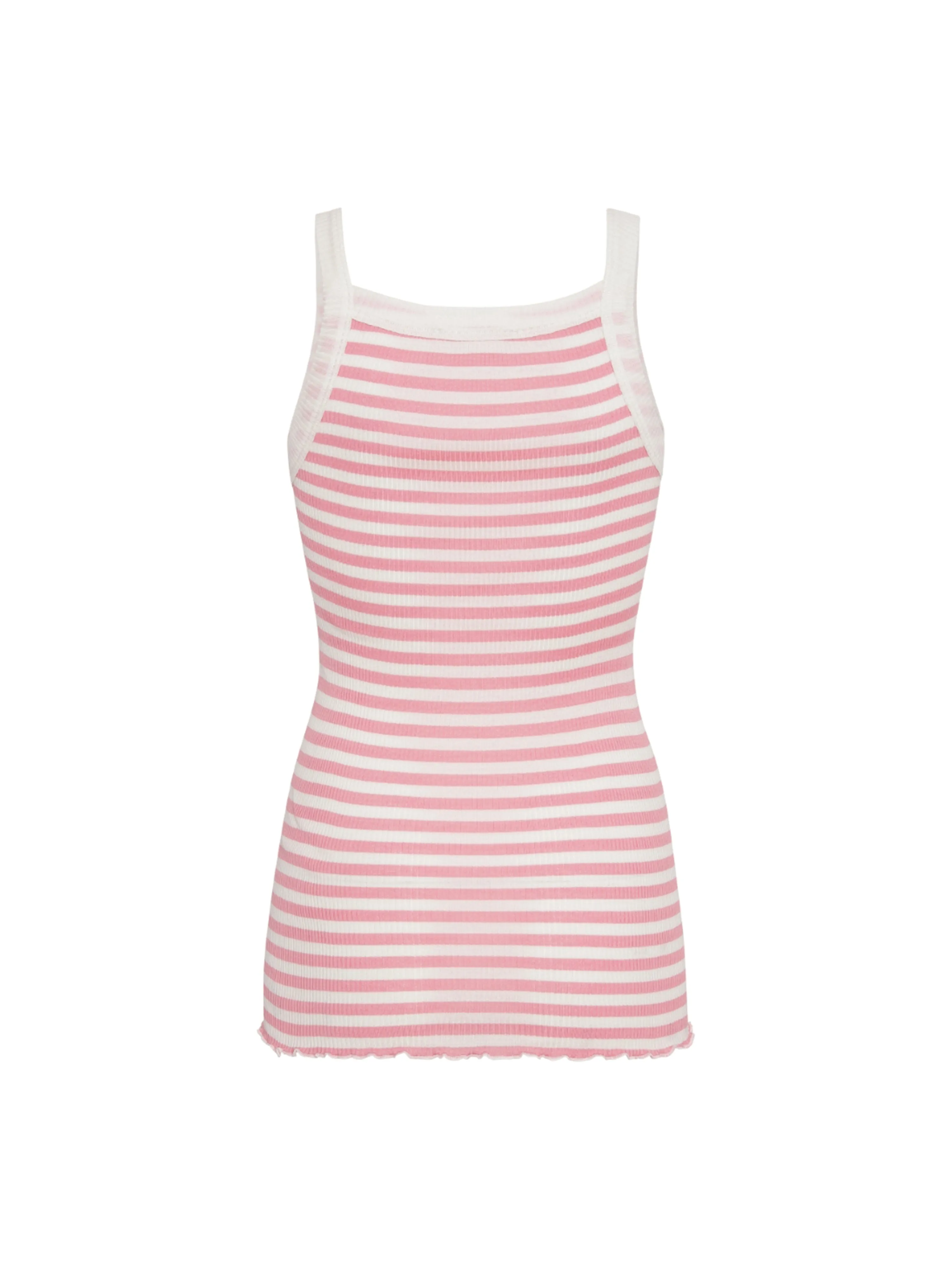 Silky Daze | Silk - Pink/Off-White