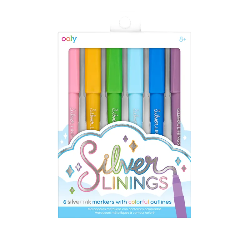 Silver Linings Outline Markers
