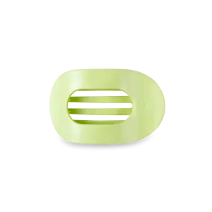 Small Teleties Flat Oval Clip - Aloe, There!