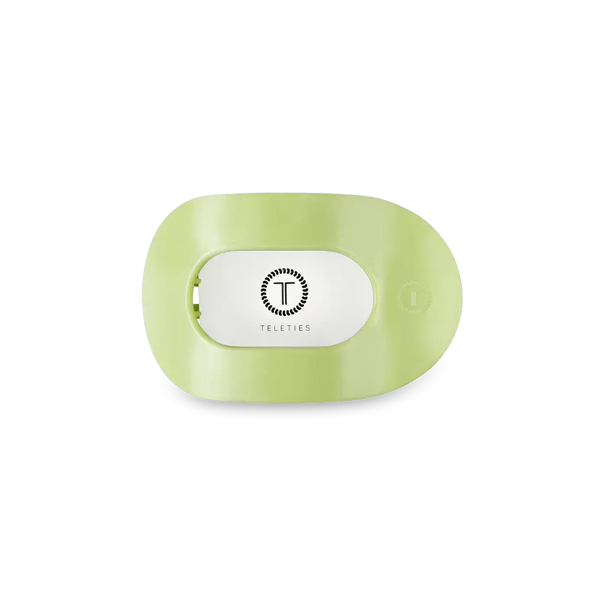 Small Teleties Flat Oval Clip - Aloe, There!