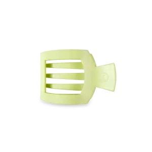 Small Teleties Flat Square Clip - Aloe, There!