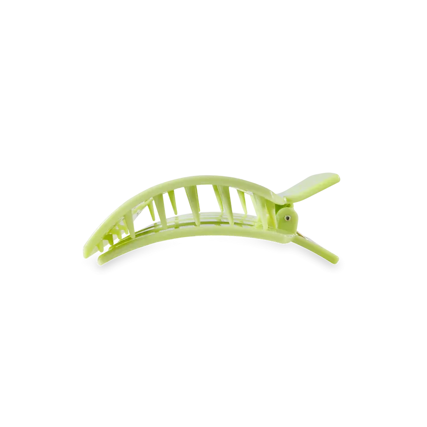 Small Teleties Flat Square Clip - Aloe, There!