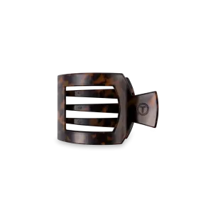 Small Teleties Flat Square Clip - Tortoise