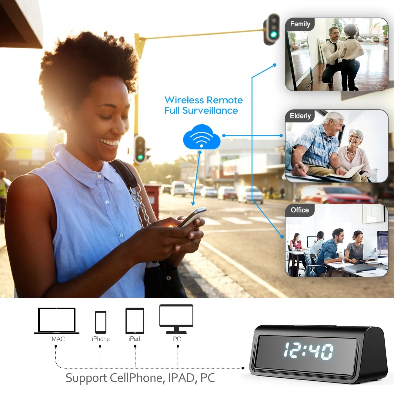 Smart Clock 4K WI-FI