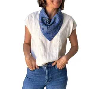 Snap Bandana - Linen Backing