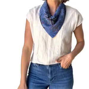 Snap Bandana - Linen Backing