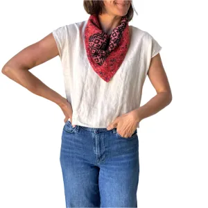 Snap Bandana - Linen Backing