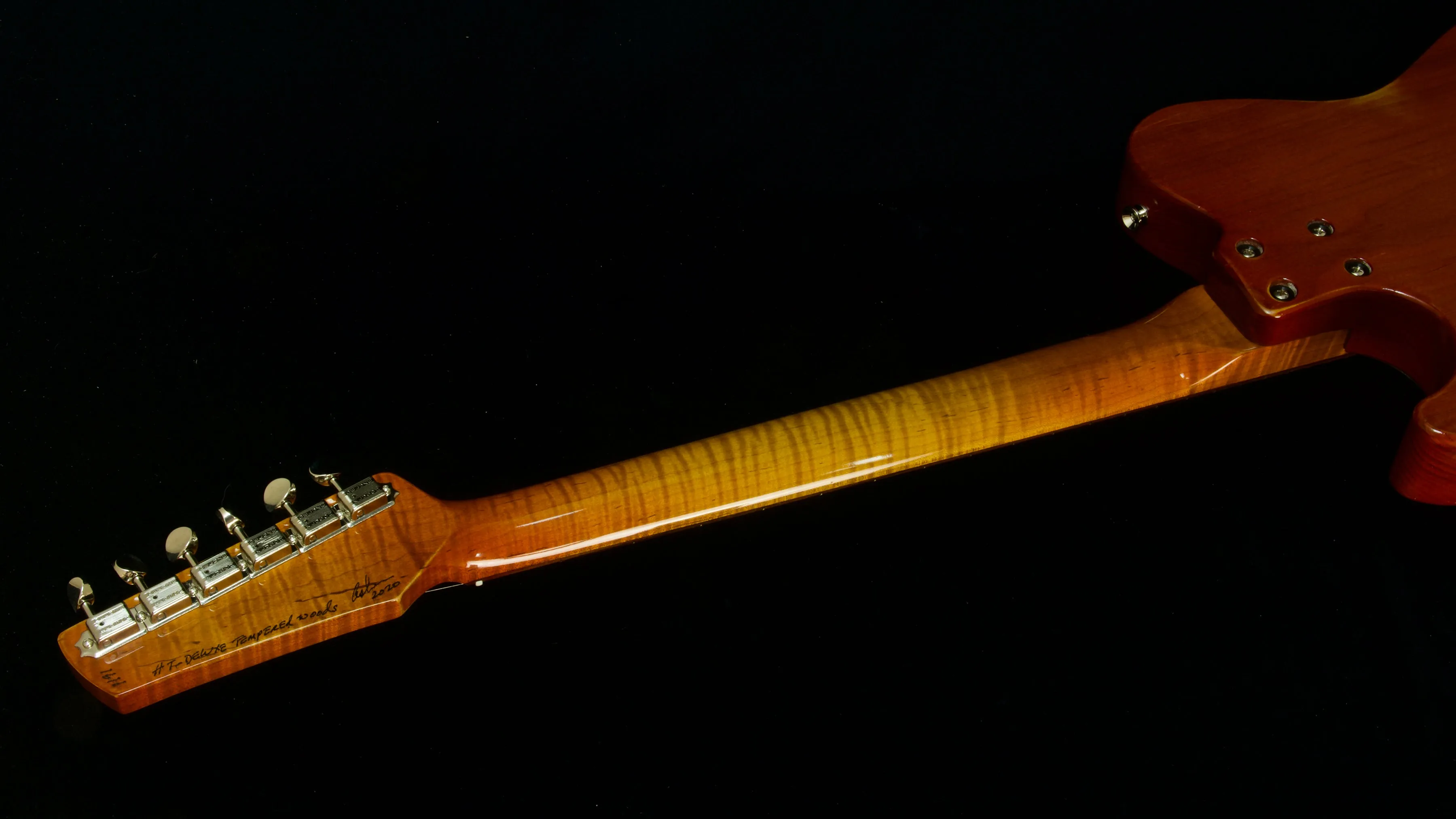 SOLD Asher HT Deluxe Tempered Build, Asher PAF / T Blade Pickups, 6.25lbs $3850.00