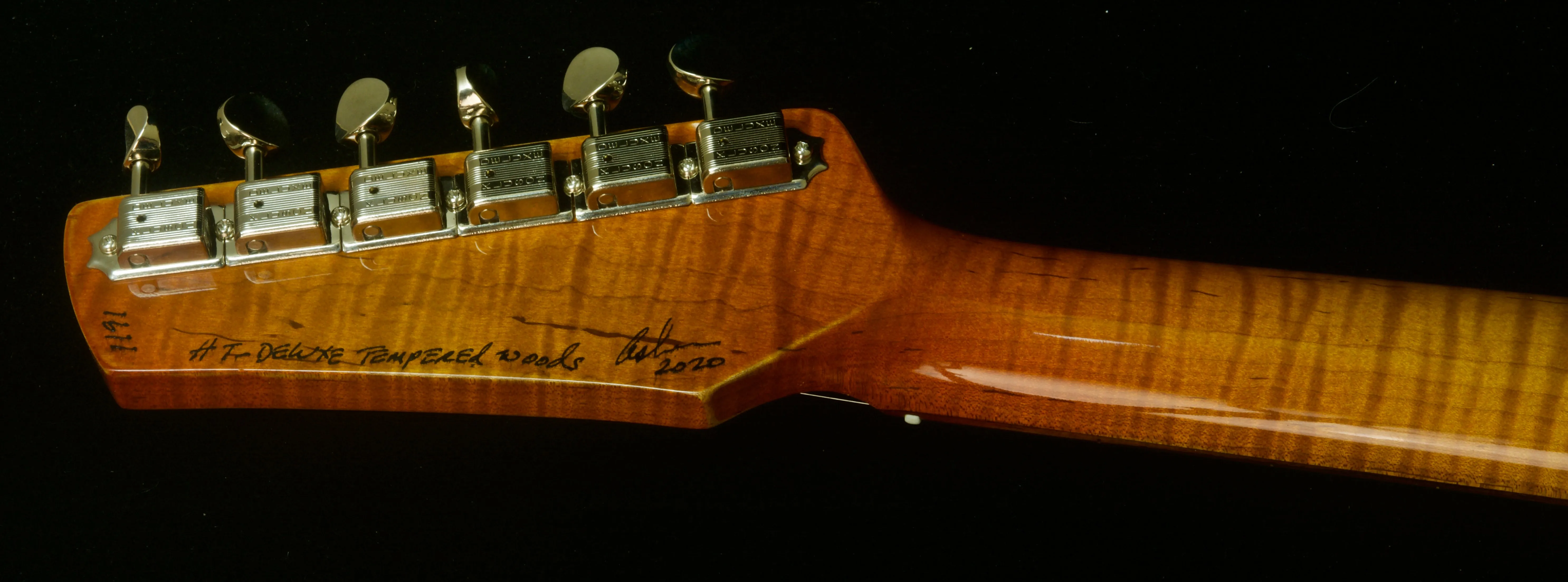 SOLD Asher HT Deluxe Tempered Build, Asher PAF / T Blade Pickups, 6.25lbs $3850.00
