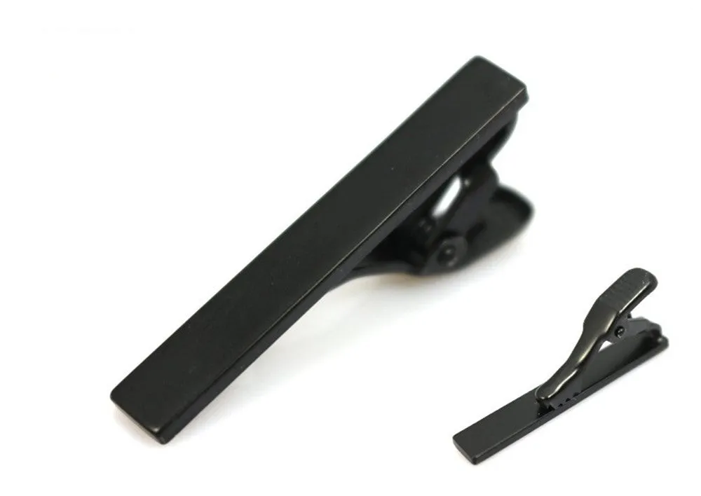 Solid Colors Skinny Tie Clip Clasp Bar