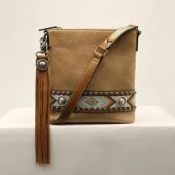 Southwest Tan Carmen Crossbody Purse