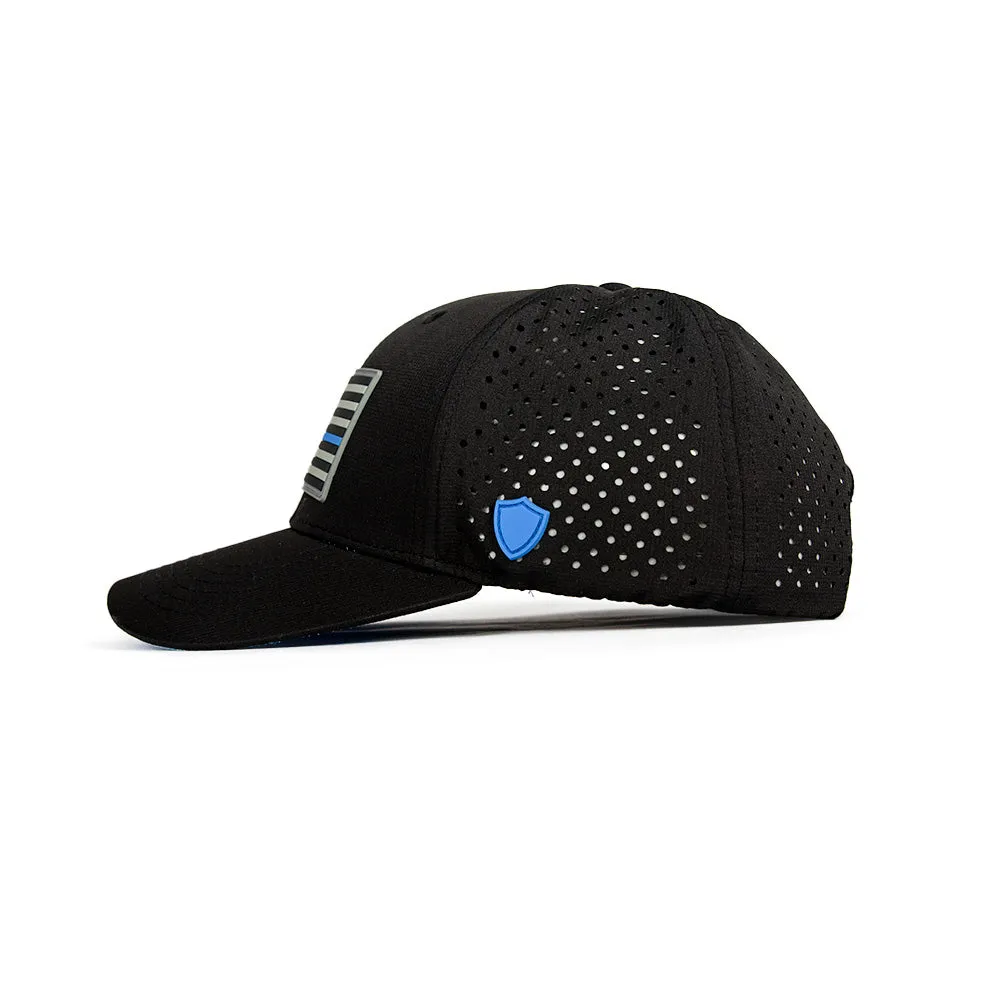 Special Edition Performance Snapback | Blue Line | Black PreOrder