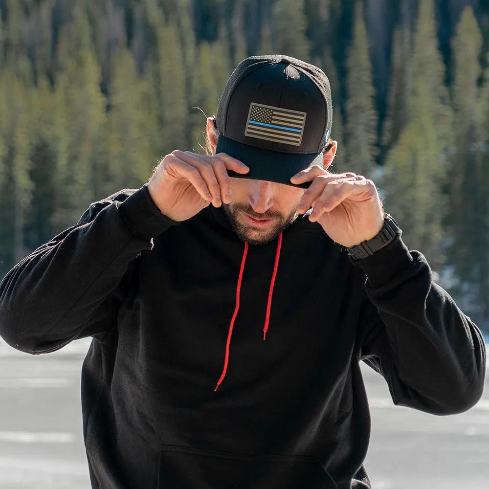 Special Edition Performance Snapback | Blue Line | Black PreOrder