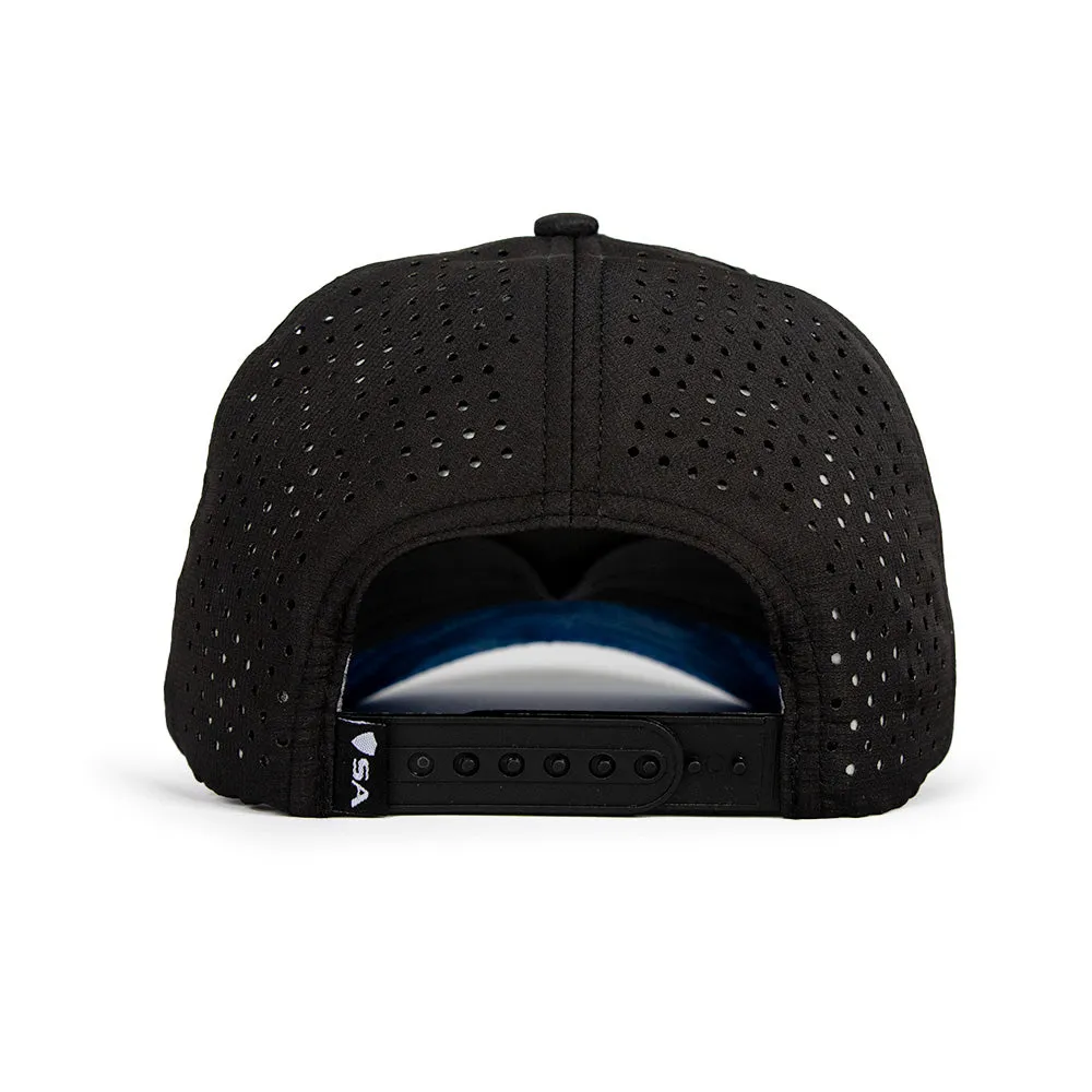 Special Edition Performance Snapback | Blue Line | Black PreOrder