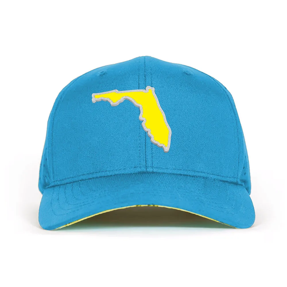 Special Edition Performance Snapback | Florida Palm Tree | Aqua PreOrder
