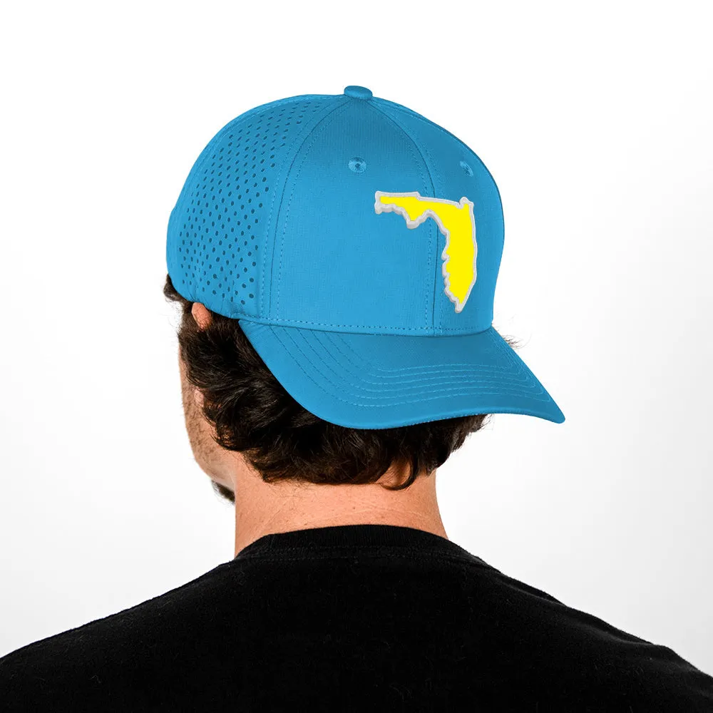 Special Edition Performance Snapback | Florida Palm Tree | Aqua PreOrder