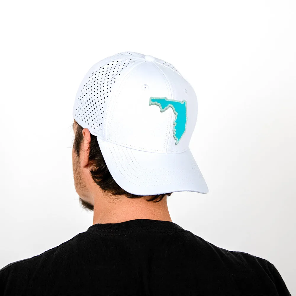 Special Edition Performance Snapback | Florida Palm Tree | White PreOrder