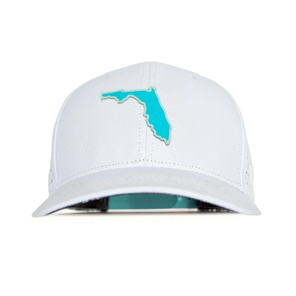 Special Edition Performance Snapback | Florida Palm Tree | White PreOrder